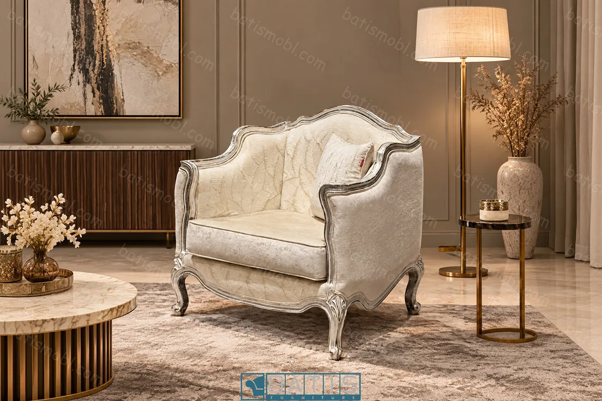 مبل تک نفره مدل الیزابت-1 Single sofa model Elizabeth-1