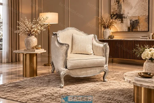 مبل تک نفره مدل الیزابت Elizabeth model single-seater sofa